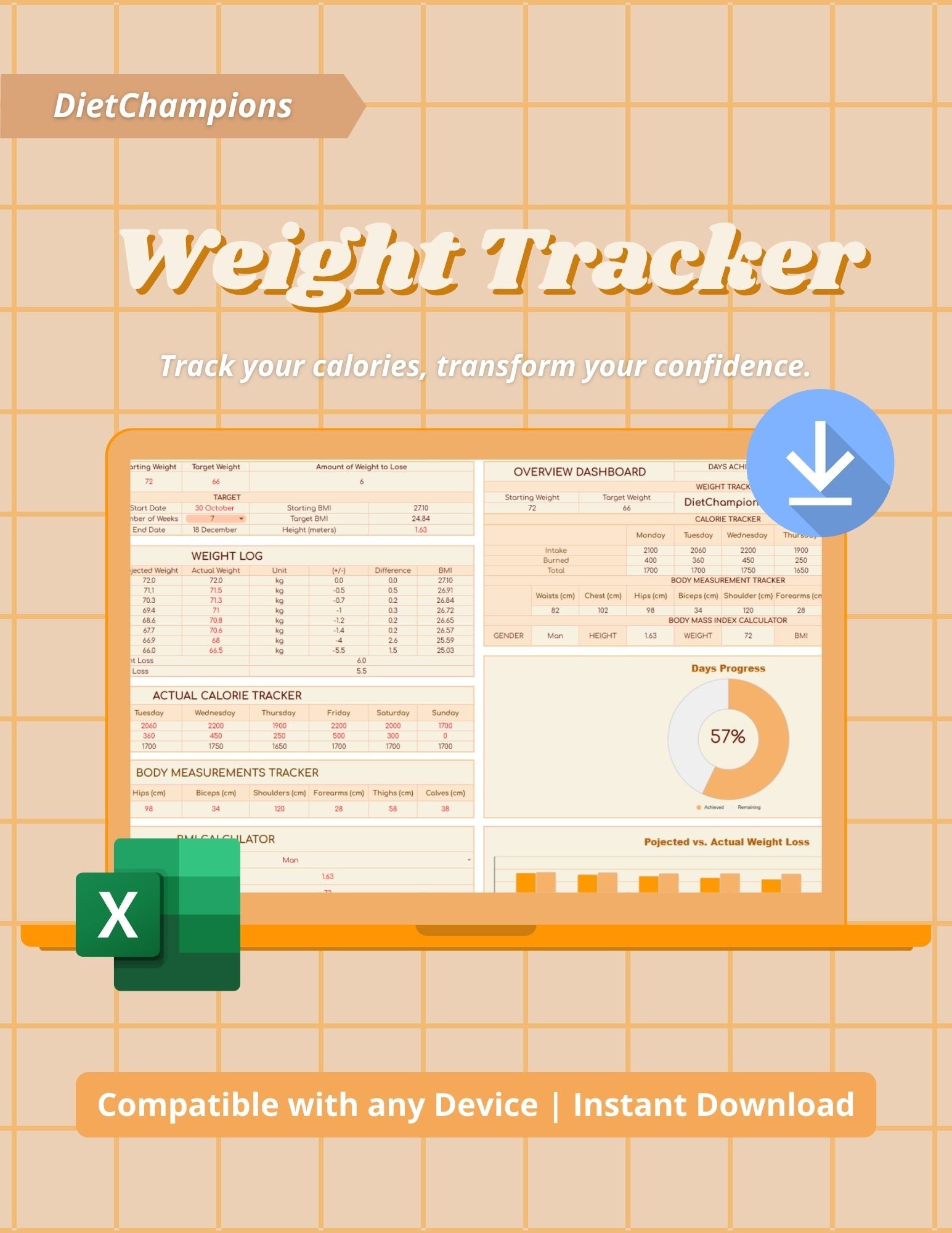 Weight Tracker (Excel Edition)